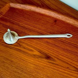 Pewter candle snuffer